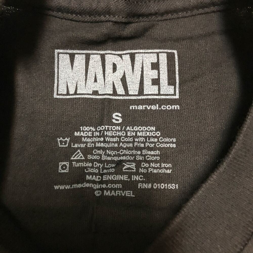 Marvel T-Shirt Mens Small Unisex Graphic SDCC Thor Iron Man Captain America Hulk - Picture 3 of 5